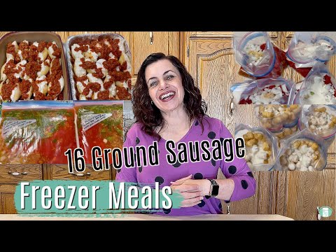 Italian Sausage Freezer Cooking Recipes | 16 meals!
