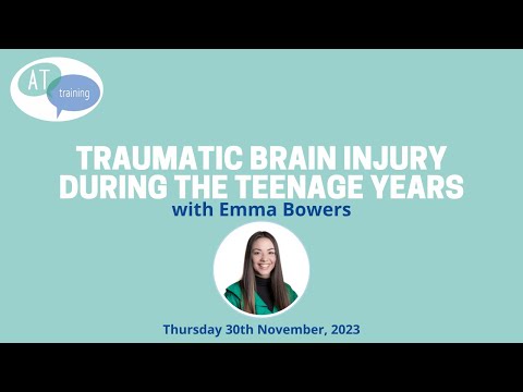 ATtraining webinar: Traumatic Brain Injury during the Teenage Years