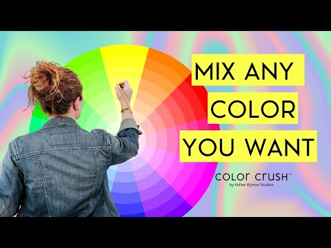 How to Mix Any Color You Want  - Color Wheel for Modern Color Theory