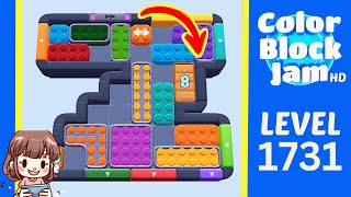 Solution du Niveau 1731 de Color Block Jam
