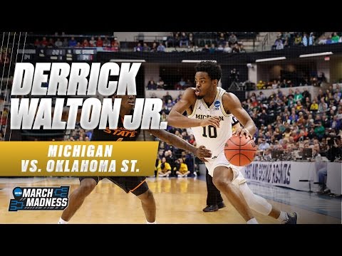Michigan's Derrick Walton Jr. with 26 points, 11 assists vs. Oklahoma St.