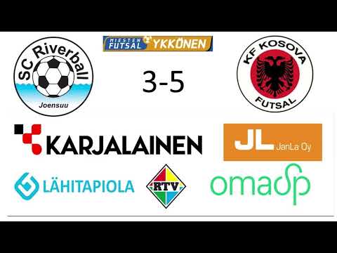 Futsal Ykkönen 11.3.2023: River - KF Kosova 3-5 (maalikooste)