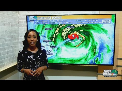 Hurricane Dorian 9:30 a.m. Friday update: Dorian makes landfall in North Carolina