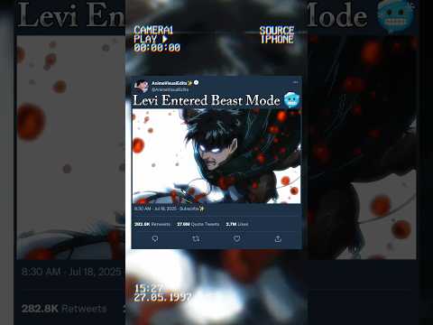 Levi Entered Beast Mode 🥶 #aot #attackontitan #levi #animeshorts #animeedit #leviackerman
