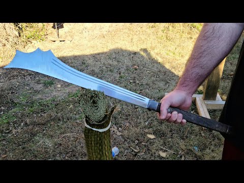 Affordable Morgan/Maciejowski Bible Falchion Sword "Crusader Chopper" by Windlass | Sword Sunday