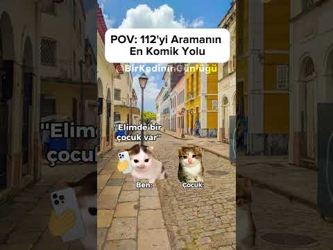 POV: 112'yi Aramanın En Komik Yolu #shorts #catmemes #funny