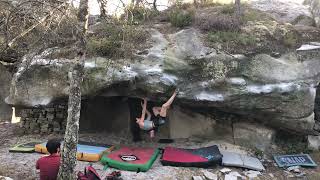 Video thumbnail: Bicarburation, 8a. Fontainebleau