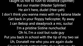 ARTISTS Vs TMNT Lyrics Epic Rap /Battles Of History