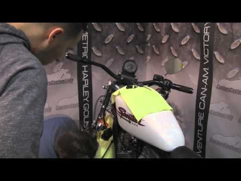 Harley Sportster BiltWell Handlebar and BikeMaster Grip Installation