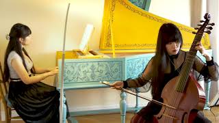 J.S.Bach Sonata für Viola da gamba und cembalo BWV1027 1st movement