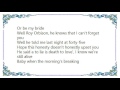 John Wesley Harding - Roy Orbison Knows The Best Man's Song Lyrics