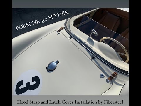 Where is the hood latch in the Porsche 912?