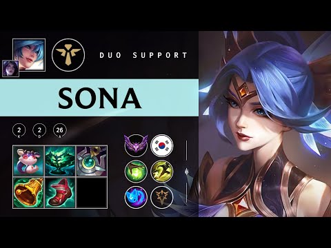 Sona Support vs Soraka - KR Master Patch 25.23