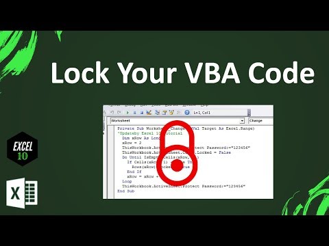 How to Protect VBA Code in Excel