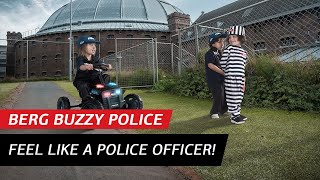 Minamas policijos kartingas vaikams nuo 2 iki 5 metų | Su šviesos ir garso efektais | Buzzy | Berg 24.30.22.00