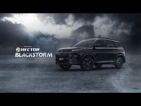 Introducing the MG Hector Blackstorm | #TechMeetsAttitude