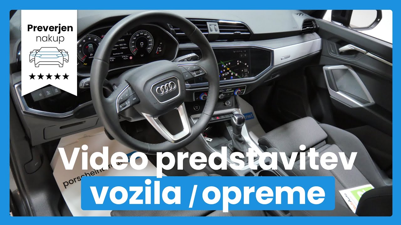 Audi Q3 Sportback 35 TFSI Stronic SLine - KAMERA- DIG.ŠTEVCI - SLO