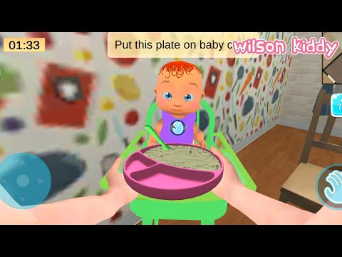 B4yi Sultan Up1n Liat Pesawat Mama Beri Makan Bubur🤣😆 | Mother Life Simulator | Game Wilson Kiddy