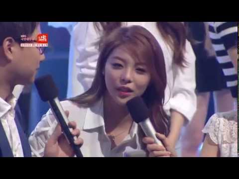 150515 Ailee interview + singing w/ Kim Bum Soo @ "I Am Korea" MV filming