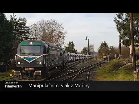 Vlaky Hostivice/Odbočka Jeneček 2.1.2023