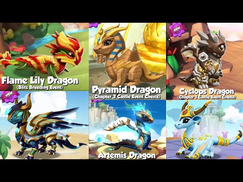 All NEW Divine Fest Dragons REVEALED! New CYCLOPS, FLAME LILY & PYRAMID Dragons!