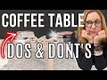 YOUR COFFEE TABLE IS A PROBLEM Lets Fix It
