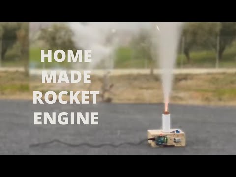 Testing a HOME MADE Rocket Engine