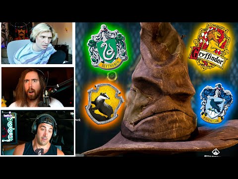 Streamers Reaction to Getting Sorted Into Houses In Hogwarts Legacy