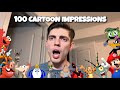 100 Cartoon Voices In Under 5 Minutes