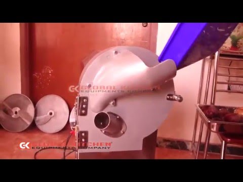 Commercial Vegetable Cutting Machine 750, Capacity: 600kg/Hour video by Global Kitchen Equipments Company