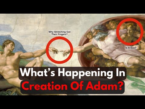 Hidden Secrets in Michelangelo's Creation of Adam #historyhit #michelangelo #arthistory #renaissance