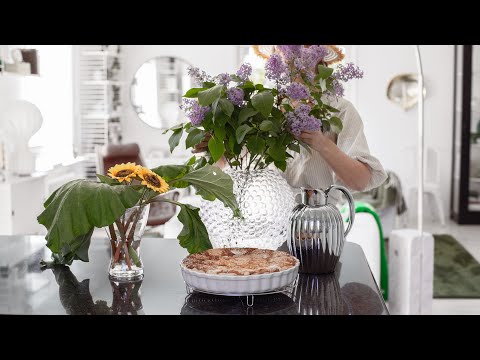 #16 Reset Day Harvesting Vegetables and Baking a Rhubarb Cake