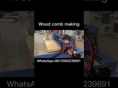 , title : 'Automatic how to make the wood comb for finger joint connect panel'