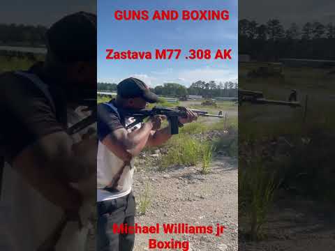 Zastava M77: 308 Monster AK Accuracy testing with 5X Micro prism optic.