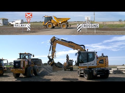 TENEX Rail Hi-Rails At Gheringhap (17/9/2021) - PoathTV Australian Trains & Railways