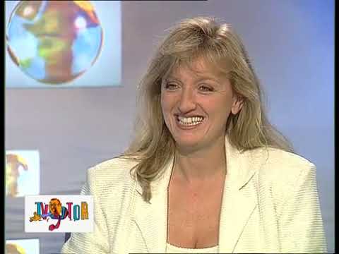 Charlotte de Turckheim dans le studio de RTL-TVI pour la séquence "TvTor".