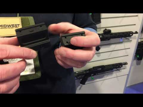 Midwest Industries MI Non-Quick-Release/QD Mounts for Aimpoint Micro Sights