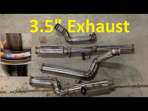 Volvo 850 T-5R AWD Swap - 3.5" SS Exhaust Build Part 3 (final part)