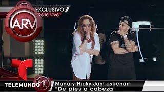 Maná y Nicky Jam estrenan video “De Pies A Cabeza’’ | Al Rojo Vivo | Telemundo