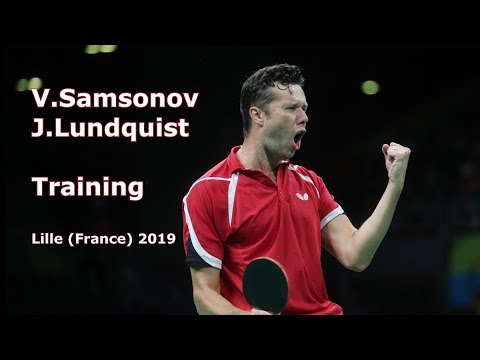 Vladimir Samsonov — Jens Lundquist Training