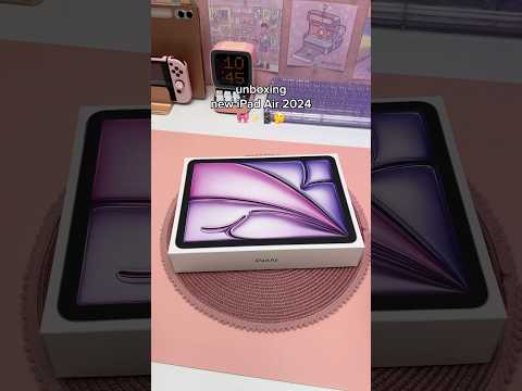 NEW iPad Air 2024 🤔 "purple" iPad Air M2 unboxing