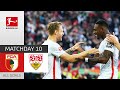 Huge Derby Win For Augsburg! | FC Augsburg - VfB Stuttgart 4-1 | All Goals | MD 10 – Bundesliga