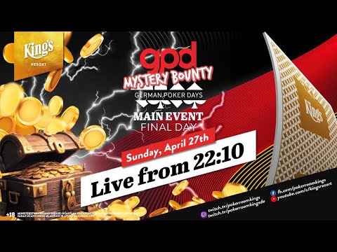 🏆 Finale des €199 German Poker Days Mystery Bounty Main Event aus dem King's Resort 👑 🎙️Hachi