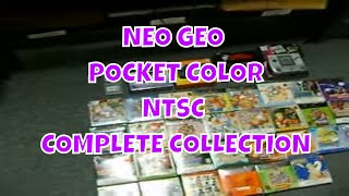 Neo Geo Pocket NTSC CIB collection