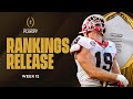 Georgia DETHRONES Ohio State For No. 1 Spot In LATEST College Football Playoff Rankings I CBS Sports
