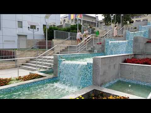 Plaja Promenada Mangalia, Walking trip, 4K, 2020