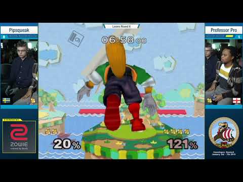 Valhalla II - Pipsqueak (Fox) Vs. Professor Pro (Fox) - Losers R6 - Melee Singles