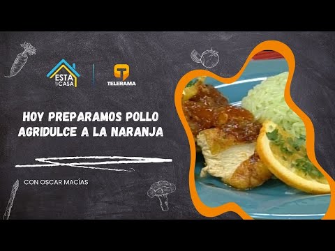 Hoy preparamos Pollo agridulce a la naranja