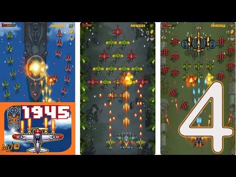 1945 - Airplane shooting games - Gameplay IOS & Android #4 - YouTube