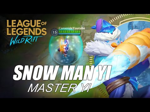 League of Legends: Wild Rift Snow Man Yi Skin Spotlight